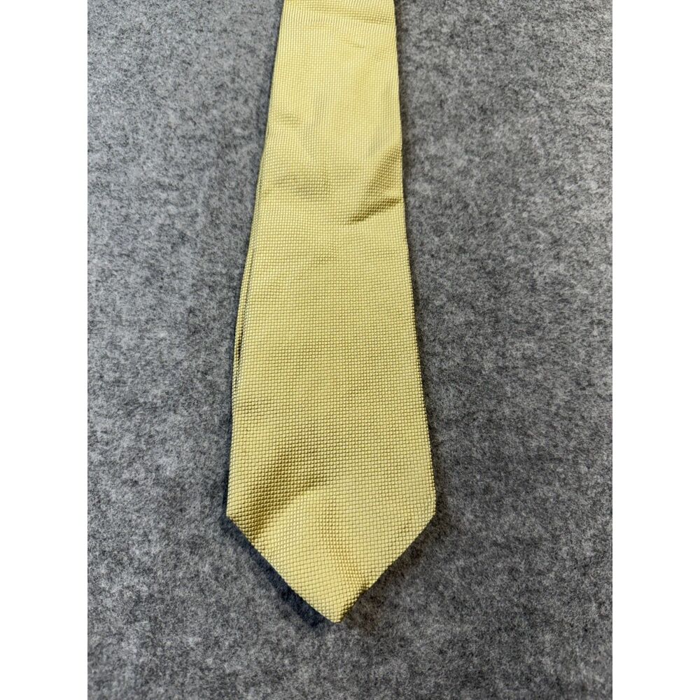 BG&C Mens‎ Dress Tie 100% Silk Yellow